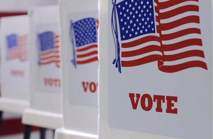 Ballot boxes in U.S. election