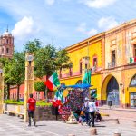 Querétaro historic center plaza