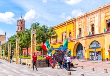 Querétaro historic center plaza