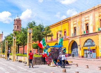 Querétaro historic center plaza