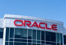 Image of the top of an Oracle building