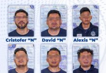 Mugshots of six Taxco police charged with murder and kidnapping