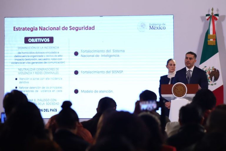 García Harfuch presents 4 pillars of national security strategy García Harfuch presents 4 pillars of national security strategy