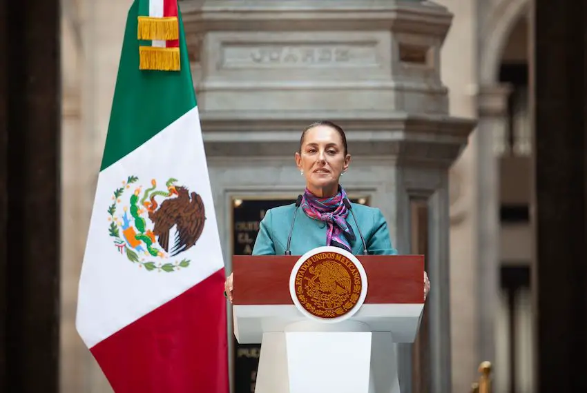 During a speech at the CEO Dialogue, Sheinbaum shared that her government is creating an Agency for Digital Transformation and Telecommunications, which aims to expedite investment in Mexico. 