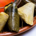 Similar to a tamal but served with salsa and crema, the corunda will have you moving to Michoacán.