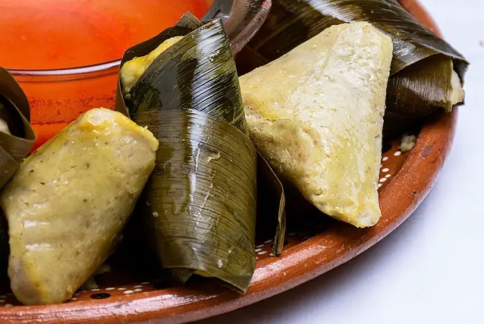 Similar to a tamal but served with salsa and crema, the corunda will have you moving to Michoacán.