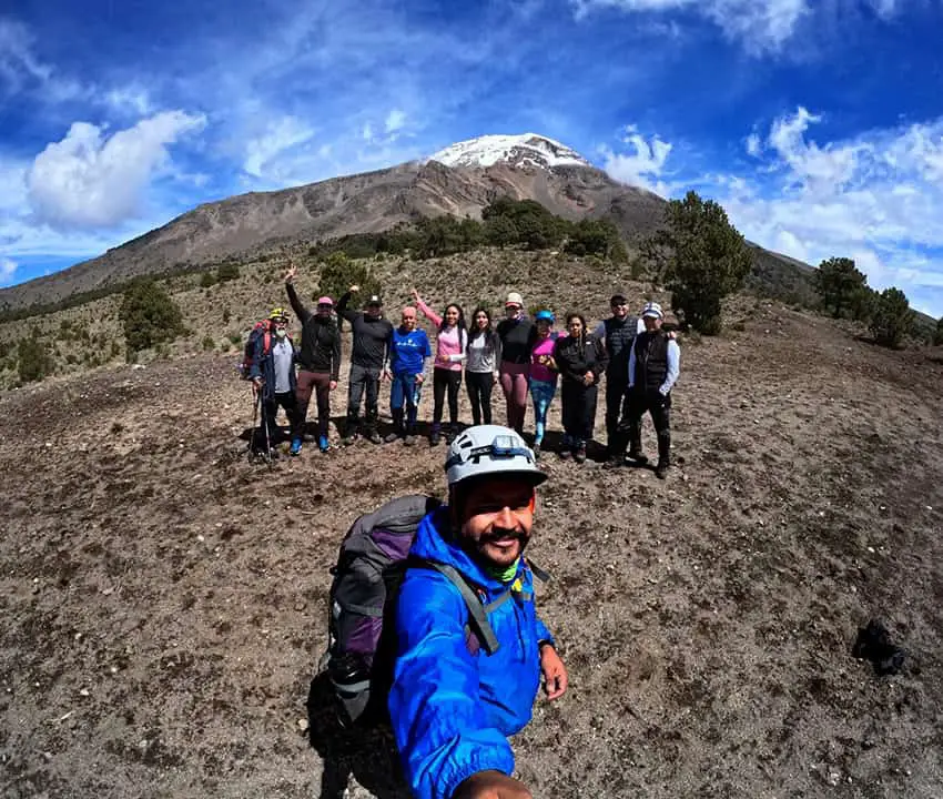 Amadeus Vivero on Pico de Orizaba loop