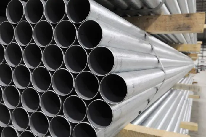 Steel tubes, probably produced in Mexico