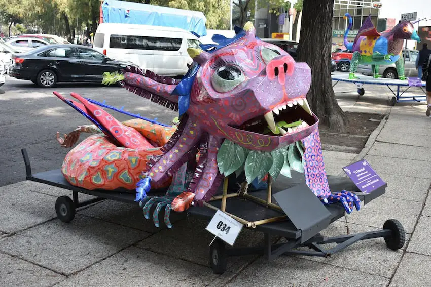 Alebrije La Tempestad on Paseo de la Reforma