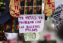 Almost half of the phony bills identified between January and September were located in just three federal entities: Mexico City, México state and Jalisco.