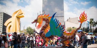 Watch as Paseo de la Reforma transforms into a magical world of color during the Parade of Alebrijes on Oct. 19.