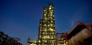 Pemex's Olmeca Refinery in the Dos Bocas Port in Paraiso, Tabasco. (Presidencia/Cuartoscuro)