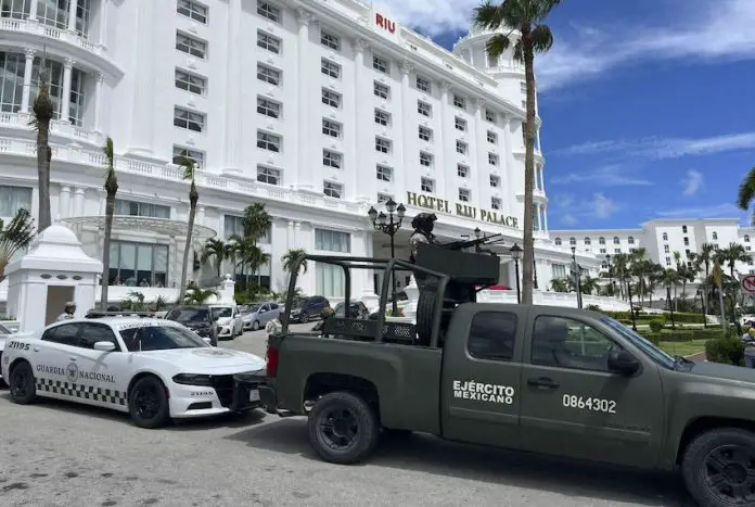 The shooting occurred on Caracol Beach behind the Riu Palace Las Americas hotel.