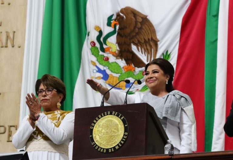 Clara Brugada sworn in as mayor of Mexico City Clara Brugada sworn in as mayor of Mexico City