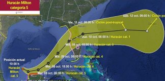 Category 5 Hurricane Milton will approach Yucatán's northern coast this afternoon.