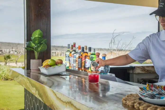 Comfort station bar at Solmar Golf Links