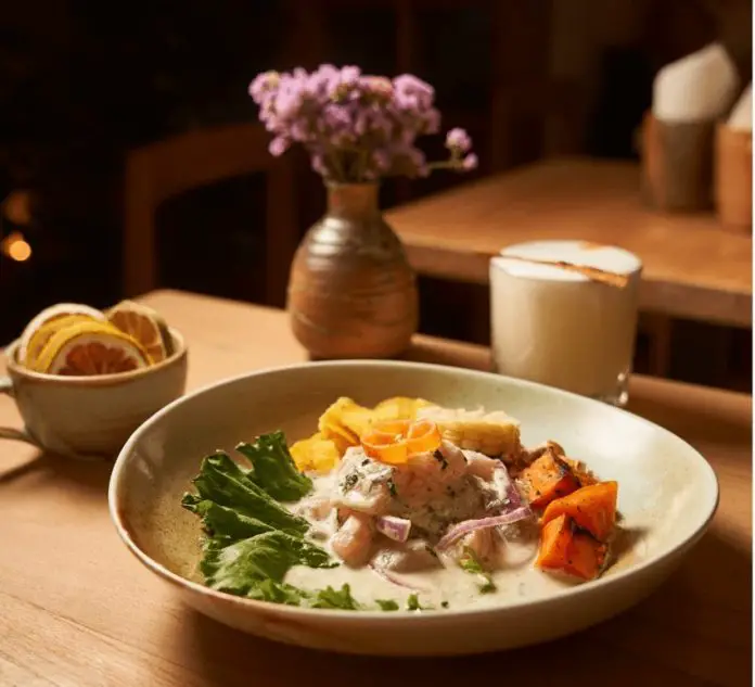 A ceviche dish at Chicama restaurant