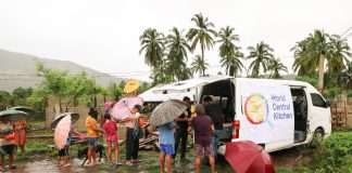 World Central Kitchen delivery van in Guerrero