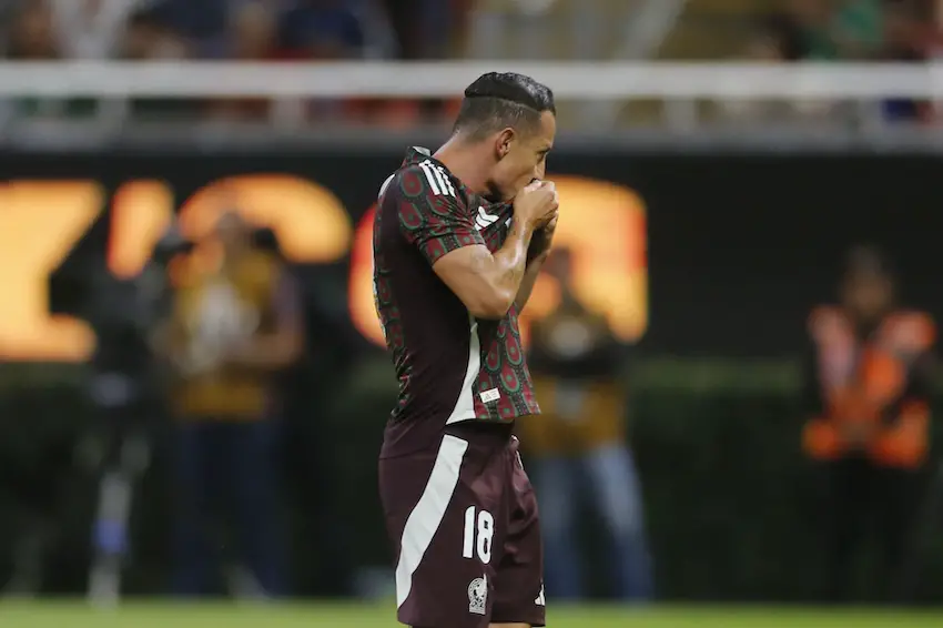 Andrés Guardado says goodbye to the Mexican National Team, this in a friendly match between the Mexico vs. United States teams.