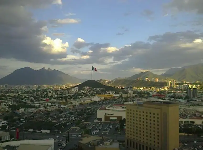 View of Cerro de la Bufa, one of the icons of Monterrey, capital of the northern state of Nuevo León.