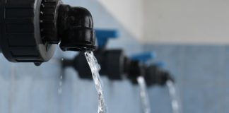 Running water faucets