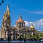 Rear view of the Guadalajara cathedral