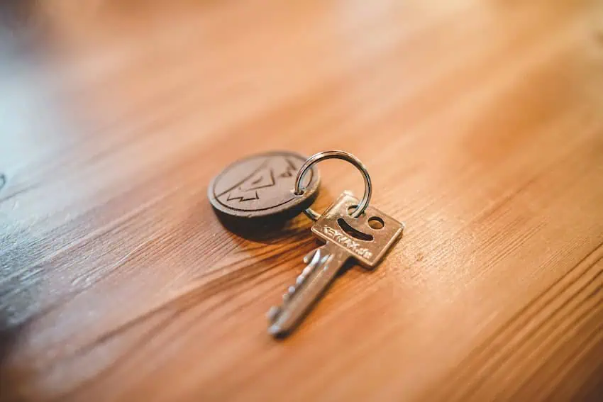 Keys on a table