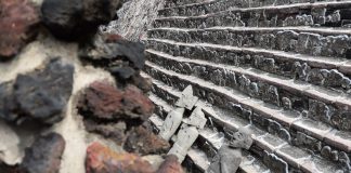 Part of a larger complex and city, the Templo Mayor (Great Temple) was at the center of the political and religious life of the Mexica (Aztec) society.