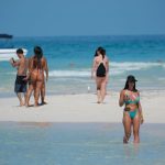 Tourists in Cancún