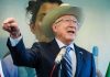 U.S. Ambassador to Mexico Ken Salazar gestures while speaking at a podium