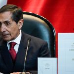 Finance Minister Ramírez de la O presenting the 2025 federal budget proposal