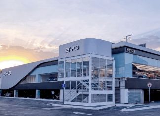 Façade of a BYD facility in Mexico.