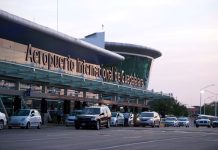 Façade of one of the Mexican airports run by GAP.