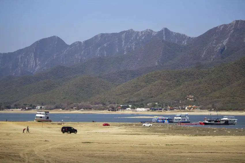 La Boca Dam, which supplies the metropolitan area of ​​Monterrey, has a low percentage of water reserves.