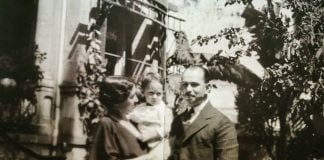 Albert Blair and Antonieta Rivas Mercado with their son