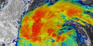 Tropical depression Sara