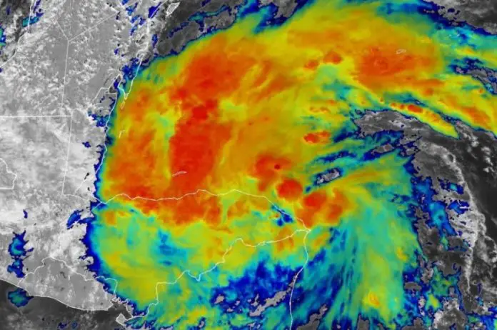 Tropical depression Sara