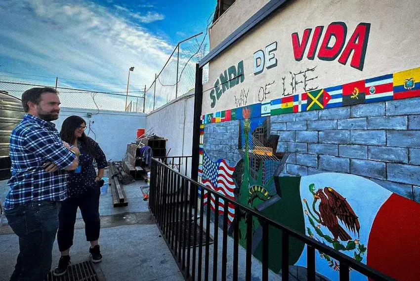 Senda de Vida, a migrant shelter in Reynosa, Tamaulipas 