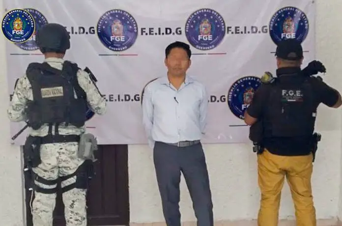 Germán Reyes Reyes, a former army captain who became interim head of the Chilpancingo Public Security Ministry on Sept. 30, was detained by state and federal security forces for the murder of Alejandro Arcos Catalán