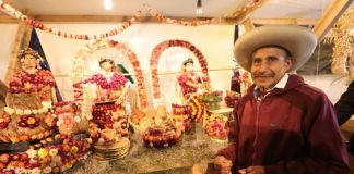 An old man in Oaxaca in December