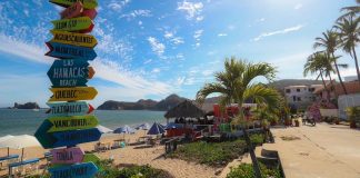 View of a beach at Costalegre (Jalisco)