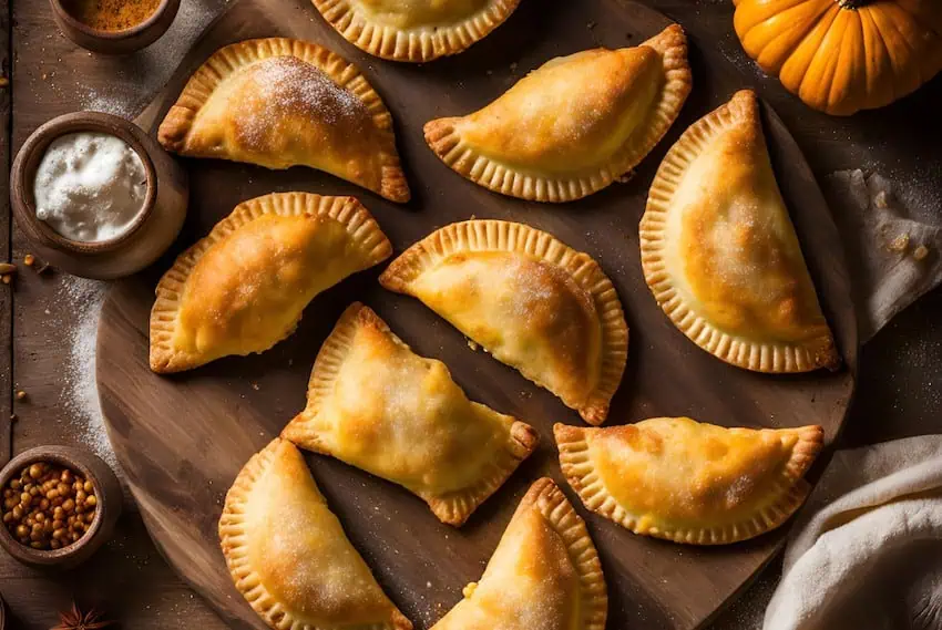 Mexican pumpkin empanadas