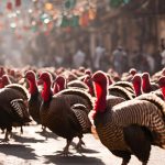 An AI image of a turkey drive in Guadalajara