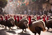 An AI image of a turkey drive in Guadalajara