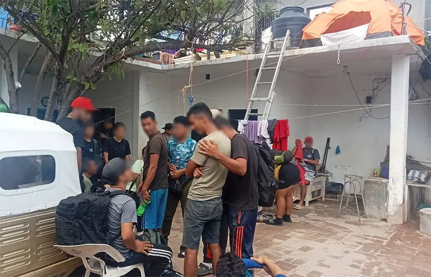 174 migrants, including 41 minors, rescued in Oaxaca