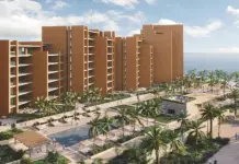 Be Grand Ocean Nuevo Nayarit, designed by the firm Legorreta, will be the brand's first beachfront apartment complex.