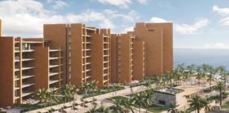 Be Grand Ocean Nuevo Nayarit, designed by the firm Legorreta, will be the brand's first beachfront apartment complex.