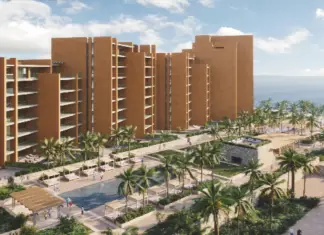 Be Grand Ocean Nuevo Nayarit, designed by the firm Legorreta, will be the brand's first beachfront apartment complex.