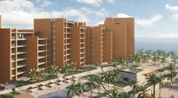 Be Grand Ocean Nuevo Nayarit, designed by the firm Legorreta, will be the brand's first beachfront apartment complex.