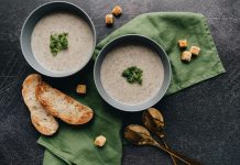 Two dishes of chowder